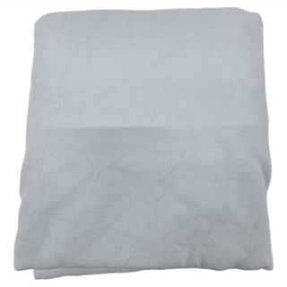 La Joie 喬依思 100%純棉彈性床包, L(130x70cm), 素藍色, 1件