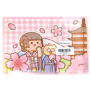 vanibaby 小麻糬豪華手帳禮盒組 可愛手帳配件豐富 記錄生活點滴, 蜜桃甜甜, 1組