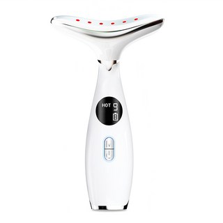 O beauty 奧緹 LED三彩光臉頸兩用人魚冷熱美容儀 200g, UFS-271, 白色