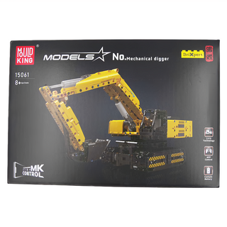 MOULD KING 宇星模王 機械挖掘機 15061 8+年齡 2.4G技術 包含電池, 1盒