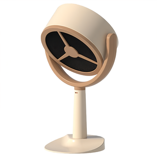 FJ 大風力桌面無線抽油煙機, 3000mAh大鋰電池, 兩檔風力, 可水洗, HY2, 內建電池 可免接線及USB供電兩用