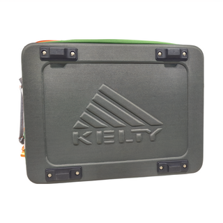 KELTY Folding Cooler 折疊冰桶 M 1個, 黑色 + 綠色, 20L