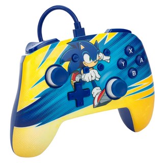 PowerA 任天堂官方授權 增強款有線遊戲手把限量款 音速小子旋風, NSGP20201, 1個