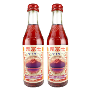 木村飲料 紅富士山葡萄風味汽水, 240ml, 2瓶