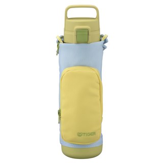 TIGER 虎牌 童用型 保溫保冷杯 MTA-A080, 檸檬黃 Yellow Blue (YB) 附杯套, 800ml, 1組