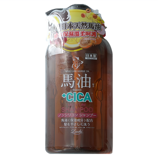 Loshi 樂絲 馬油 + CICA洗髮精 600ml 日本製造, 1瓶