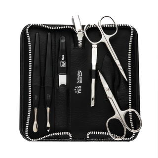 YES 德悅氏 真皮修容6件組, 1組, 黑色