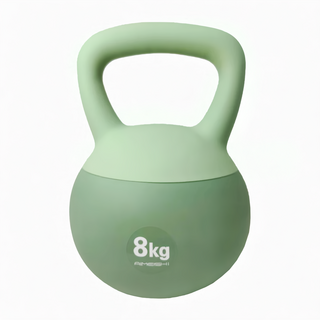 AIMEISHI 軟壺鈴 YH-1169 PVC 鐵砂材質, 莫藍迪綠, 8kg, 1個
