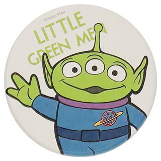 收納王妃 硬式珪藻土杯墊 圓形, 玩具總動員 三眼怪, 1個