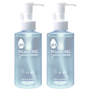 Prreti 弱酸性玻尿酸卸妝油, 壓花凹凸/平滑雙面卸妝, 富含天然植萃成分, 保濕提亮, 適合所有膚質, 200ml, 2瓶