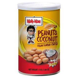 Koh-Kae 大哥 椰漿味花生豆 奶油味塗層, 110g, 1罐
