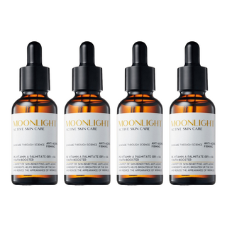 MOONLIGHT 莯光 2%維生素A抗老緊緻精華液 30ml 緊緻彈潤 撫平細紋, 4瓶