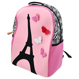 dabbawalla 瓦拉包 學齡書包 護脊設計 輕量化材質, 38 x 28.5 x 17cm, 蝶舞艾菲爾