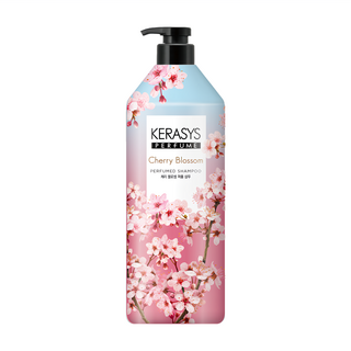 KERASYS 香氛洗髮精 Cherry Blossom，持久清新香氣，溫和清潔，滋養保濕, 1L, 1瓶