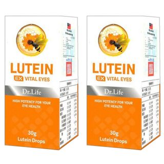 Dr.Life 葉黃素液態滴劑, LUTEIN EX VITAL EYES, 高效保護眼睛健康, 30g, 2瓶