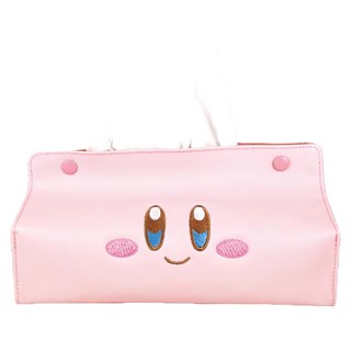 Nintendo 任天堂 可愛皮革面紙套 居家辦公室裝飾, 卡比造型 粉紅色