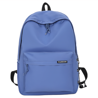 簡約大容量雙肩包 NS_9159 藍色 防水潑水尼龍材質, 1個, 長35×寬13×45cm