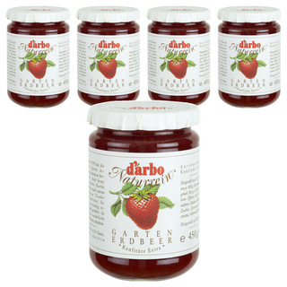 D'arbo 徳寶 Garten Erdbeeren 草莓果醬 奧地利製造, 450g, 5罐