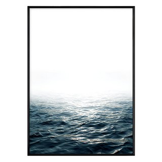 波濤海景掛畫, 黑色