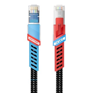 VEnTIOn 威迅 IKJ系列 CAT8 八類雙屏蔽遊戲網絡跳線 電競款, 0.5m, 黑色, 1條