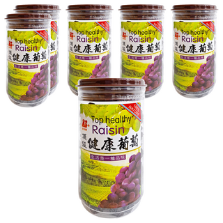 李家興 頂級健康葡萄乾 有籽 380公克, 300g, 6罐