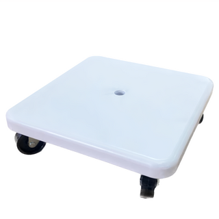 小平板烏龜車, 台灣製造, 黑/白/透明色, 40 x 40 x 8.6cm, 1個