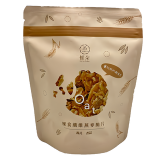 VERDO 惟朵 裸食纖維燕麥脆餅 - 義式香蒜, 100g, 1包