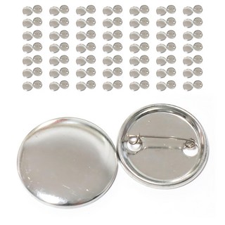 Design Dream 金屬別針徽章製作材料 32mm, 100套, 單一顏色