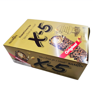 SAMJIN 三進 X-5花生巧克力風味捲心酥 648g 香濃酥脆 獨立包裝 韓國進口, 1盒