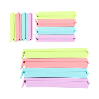 Kozaki 神崎家居 食品封口夾 Set 24入, 綠色 + 粉色 + 藍色 + 紫色, 1組