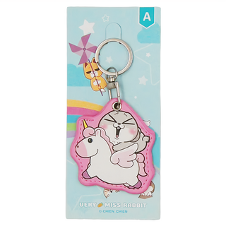 好想兔 門禁卡套鑰匙圈 - 獨角獸, 1個