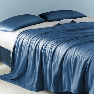 J-bedtime 床寢時光 天絲石墨烯涼爽涼被 RMG7789M, 1入, 質感深海藍, 6.5 x 5尺, 5 x 6.5尺