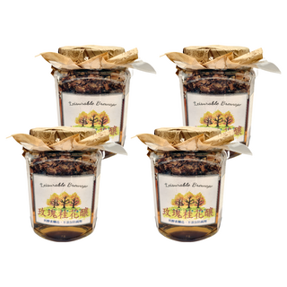 Leisurable Brewage 玫瑰桂花釀，純酵素釀造，不添加防腐劑, 380g, 4罐