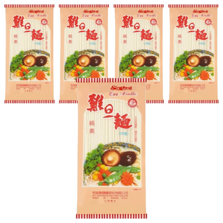 和益 雞蛋麵, 300g, 5包