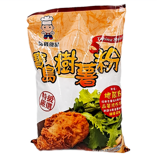 耆盛 樹薯粉 - 特級嚴選 粉質細緻 適用於油炸、勾芡 製作各式點心, 1kg, 1入