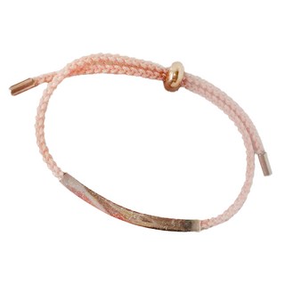 MARIGOLD 美爾朵 Secret Talk 甜言蜜語可調式抽拉手環 鈦鋼 925純銀