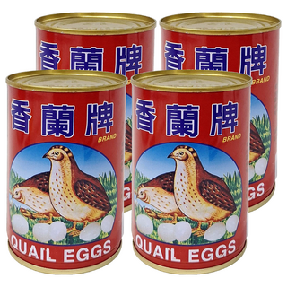 香蘭牌 鳥蛋 台灣製造, 280g, 4罐