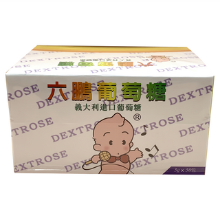 六鵬 葡萄糖, 5g, 意大利進口, 50包, 1盒