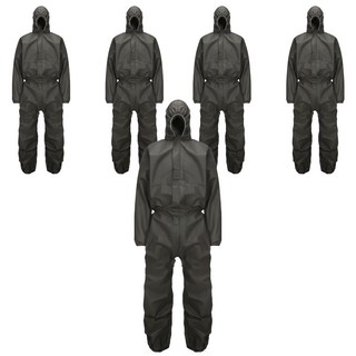 Anyguard Safety J100 SB 連身工作服, 灰色, 5件