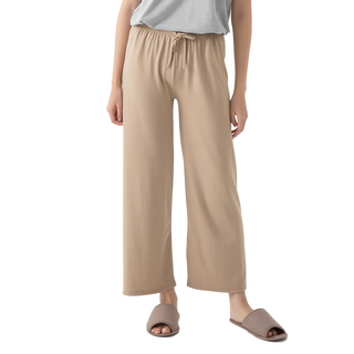 CARET 女款純色休閒褲, L, 淺褐色