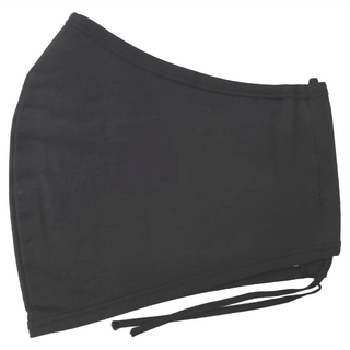 優得岱森 奈米銀離子口罩 L號 100%精梳棉40支表布 尼龍100%防水, 黑色, 1個