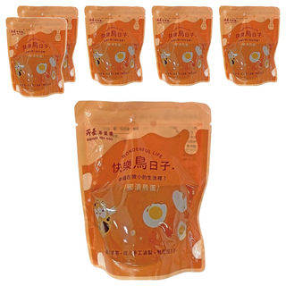 所長茶葉蛋 蜜漬鳥蛋, 迷你尺寸, 香甜濃郁, 口感Q彈, 免剝殼即食, 140g, 6包