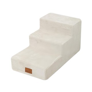 REDPUPPY Pongpla Bubble 寵物階梯 3層, 象牙白, 1個