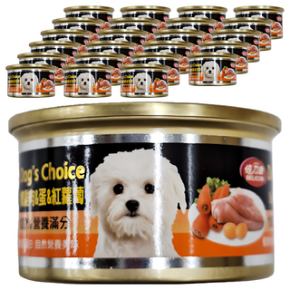 BELICOM 倍力康 小狗罐 嗜口性極佳, 嫩雞肉 + 蛋 + 紅蘿蔔, 80g, 24罐