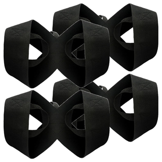 YORI 優里嚴選 防駝背矯正帶 高彈力款 黑色 男女通用 複合針織工藝, M, 4個