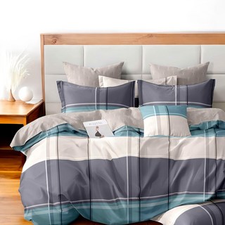 E-ROU 伊柔寢飾 銀離子防螨抗菌天鵝絨床包 + 枕套 2個 台灣製