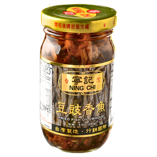 寧記 豆豉香魚, 炒菜/拌飯/拌麵皆適宜, 245g, 1罐