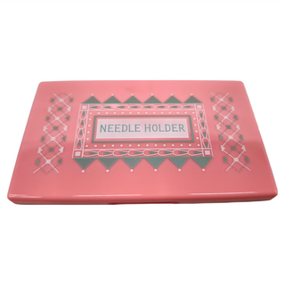 Clover 可樂牌 磁針盒, 約11x6.8公分 日本製造, 粉色, 1個