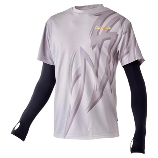 Gamakatsu Ultimacool涼感短T GM-3760(灰色)含袖套 5L