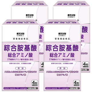 AJIOU 日本味王 綜合胺基酸錠, 120顆, 75g, 4罐